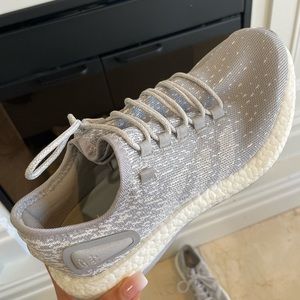 Adidas Pure Boosts - White and Gray